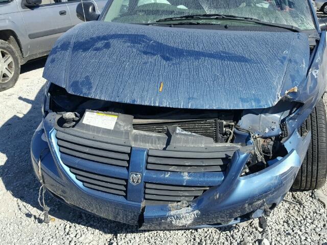 2D4GP44L35R299506 - 2005 DODGE GRAND CARA BLUE photo 9