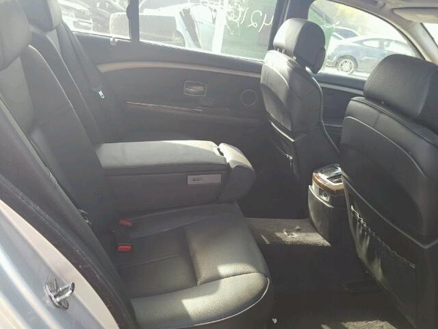 WBAHN83577DT77127 - 2007 BMW 750 GRAY photo 6