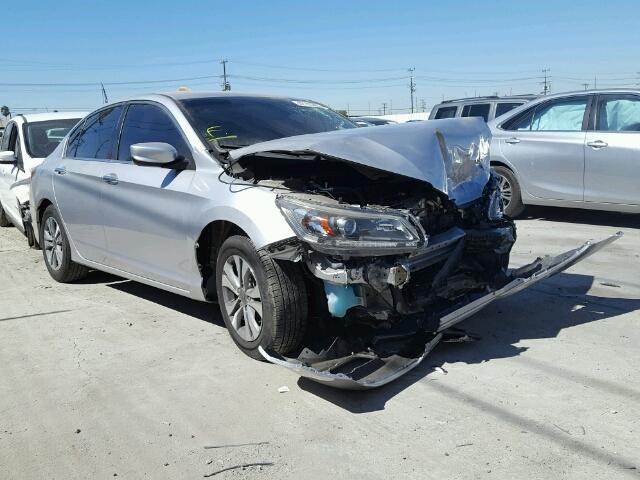 1HGCR2F36FA100267 - 2015 HONDA ACCORD SILVER photo 1