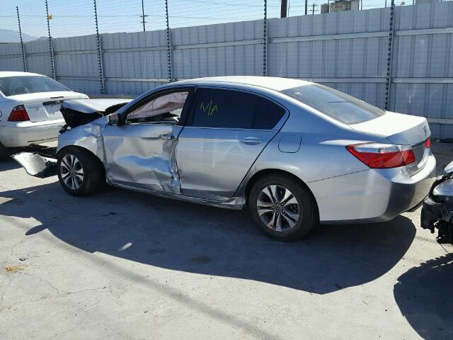 1HGCR2F36FA100267 - 2015 HONDA ACCORD SILVER photo 3