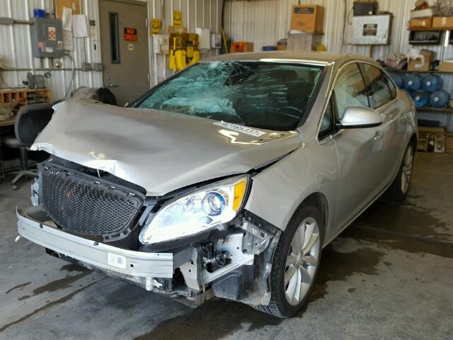 1G4PR5SK6E4189975 - 2014 BUICK VERANO SILVER photo 2