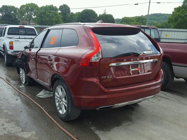 YV4952DL0E2538196 - 2014 VOLVO XC60 3.2 MAROON photo 3