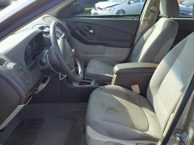 1G1ZS58F57F202923 - 2007 CHEVROLET MALIBU LS 米色 照片 5