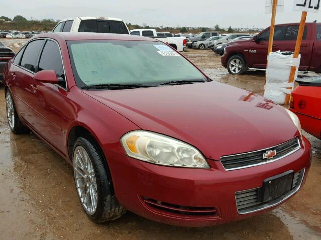 2G1WT58K569179308 - 2006 CHEVROLET IMPALA RED photo 1