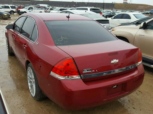 2G1WT58K569179308 - 2006 CHEVROLET IMPALA RED photo 3