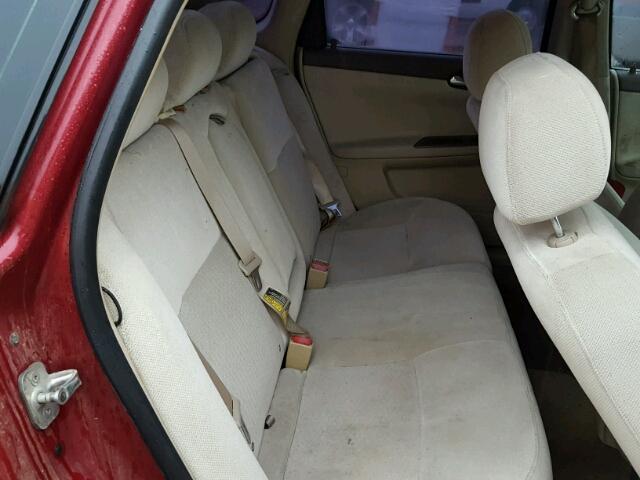 2G1WT58K569179308 - 2006 CHEVROLET IMPALA 红色 照片 6