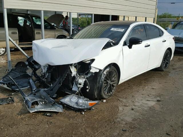 JTHBK1GG8F2183266 - 2015 LEXUS ES 350 WHITE photo 2