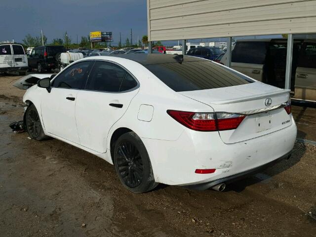 JTHBK1GG8F2183266 - 2015 LEXUS ES 350 WHITE photo 3