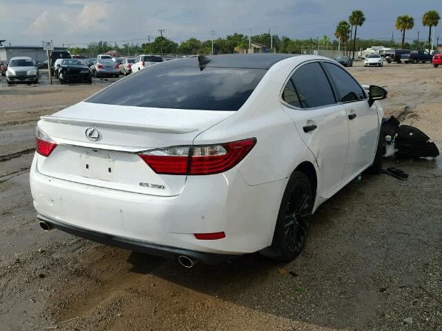 JTHBK1GG8F2183266 - 2015 LEXUS ES 350 WHITE photo 4