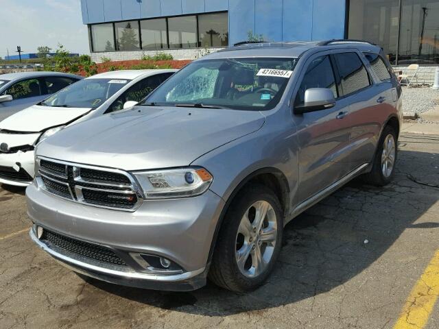 1C4RDJDG5FC751031 - 2015 DODGE DURANGO LI SILVER photo 2