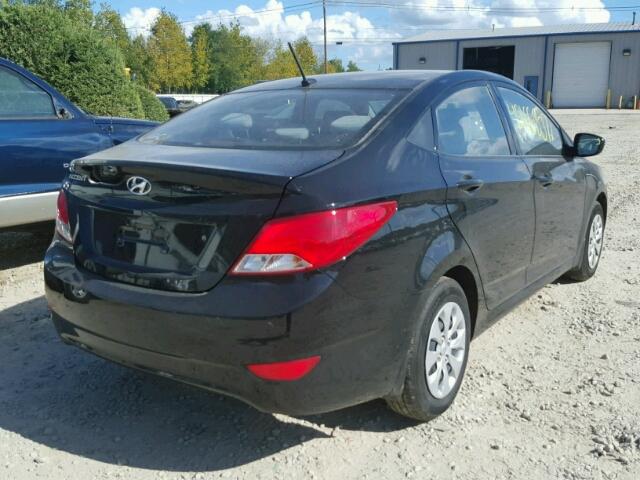 KMHCT4AE1GU151708 - 2016 HYUNDAI ACCENT SE BLACK photo 4