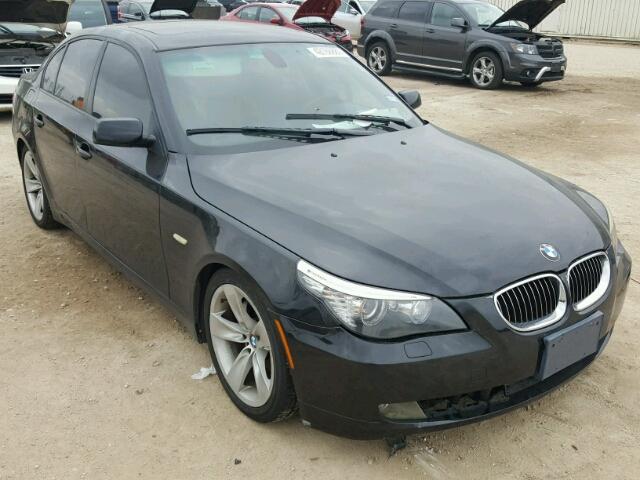 WBANU53518CT11040 - 2008 BMW 528 I BLACK photo 1