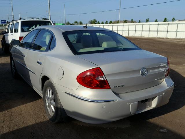 2G4WD582981227071 - 2008 BUICK LACROSSE C GOLD photo 3