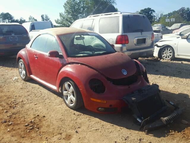 3VWSF31Y96M311927 - 2006 VOLKSWAGEN NEW BEETLE RED photo 1