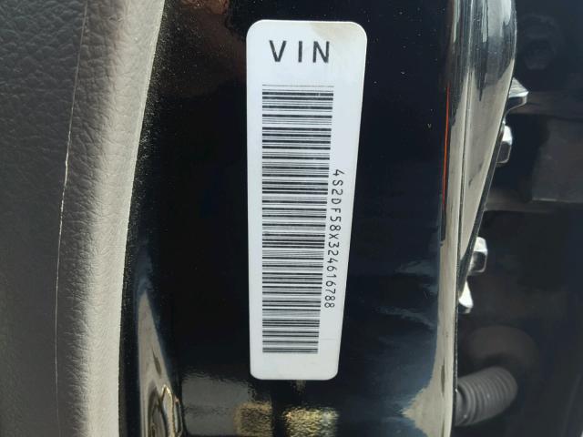 4S2DF58X324616788 - 2002 ISUZU AXIOM XS Qara foto 10