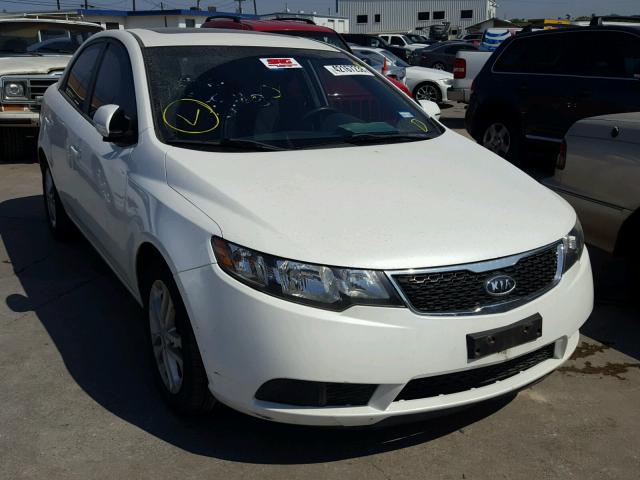 KNAFU4A24C5550263 - 2012 KIA FORTE EX WHITE photo 1