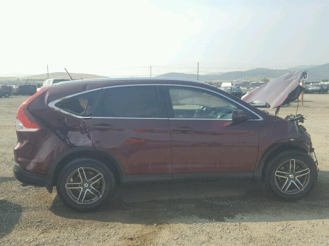 5J6RM4H74CL029731 - 2012 HONDA CR-V EXL MAROON photo 9