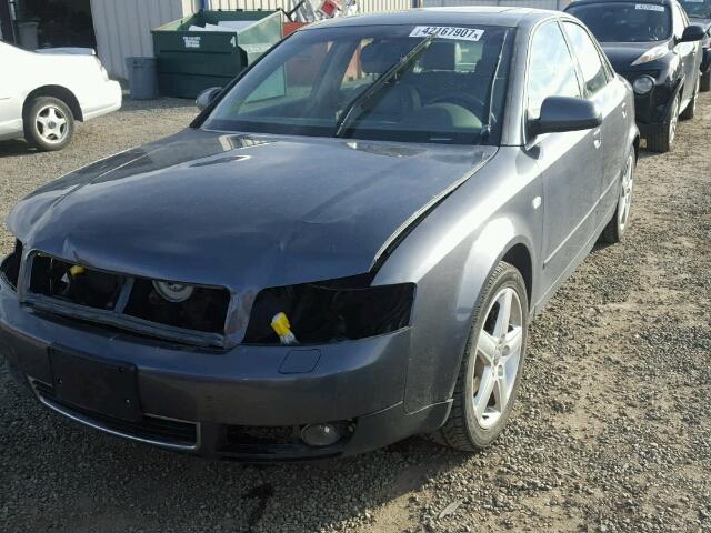 WAULT68E33A217772 - 2003 AUDI A4 GRAY photo 2