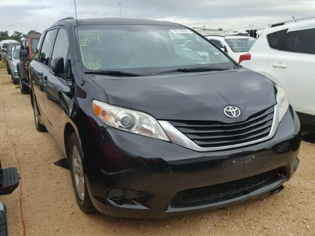 5TDKK3DC8BS110951 - 2011 TOYOTA SIENNA BLACK photo 1