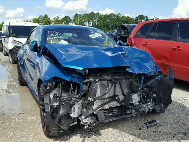 WBS1J5C59JVE51921 - 2018 BMW M2 BLUE photo 1