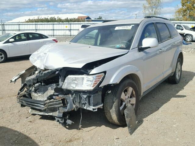 3D4PH1FG5BT523816 - 2011 DODGE JOURNEY MA SILVER photo 2