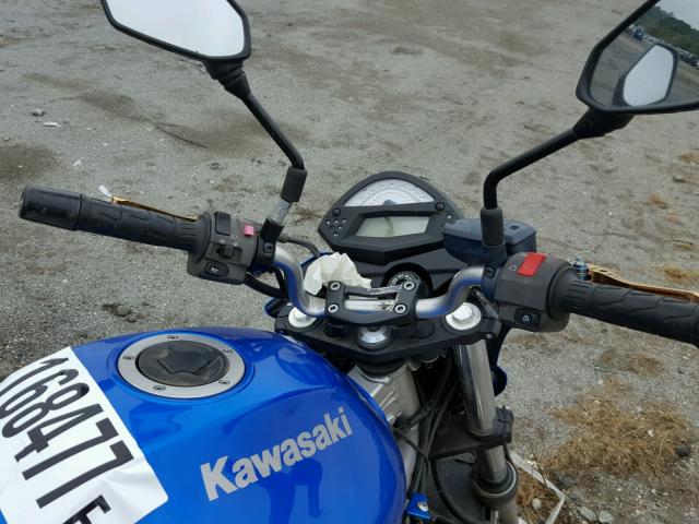 JKAEREC189DA30783 - 2009 KAWASAKI ER650 C BLUE photo 5