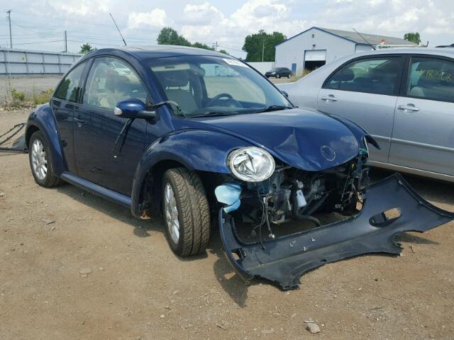 3VWCK31C34M410552 - 2004 VOLKSWAGEN NEW BEETLE BLUE photo 1
