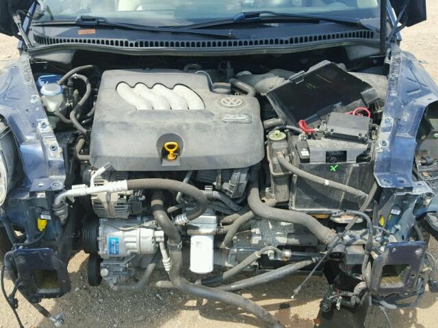 3VWCK31C34M410552 - 2004 VOLKSWAGEN NEW BEETLE BLUE photo 7