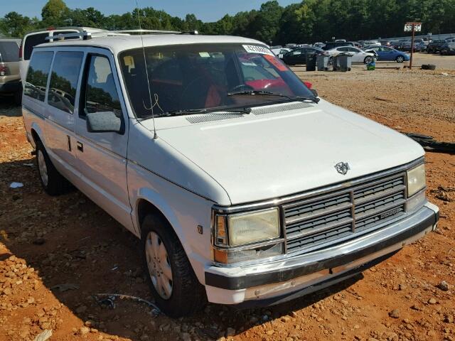 1B4FK44R3LX325366 - 1990 DODGE GRAND CARA WHITE photo 1