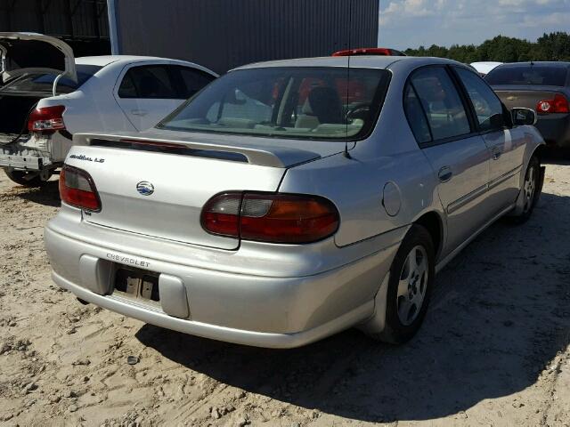 1G1NE52J32M565745 - 2002 CHEVROLET MALIBU LS ვერცხლისფერი ფოტო 4