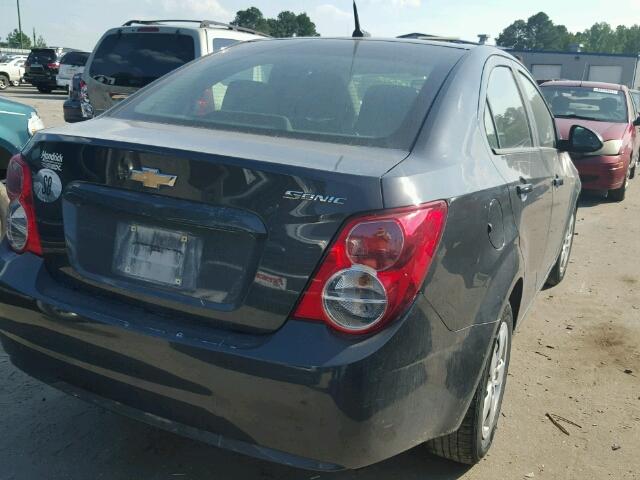 1G1JA5SHXE4142219 - 2014 CHEVROLET SONIC LS SILVER photo 4