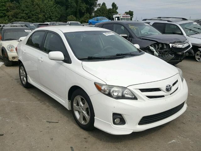 5YFBU4EE6DP143233 - 2013 TOYOTA COROLLA BA WHITE photo 1