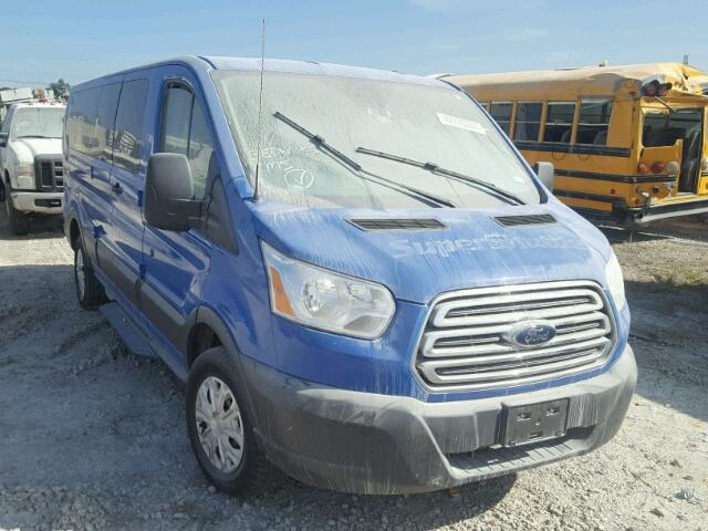 1FBZX2ZMXGKB33453 - 2016 FORD TRANSIT BLUE photo 1