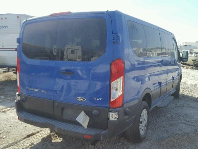 1FBZX2ZMXGKB33453 - 2016 FORD TRANSIT BLUE photo 4