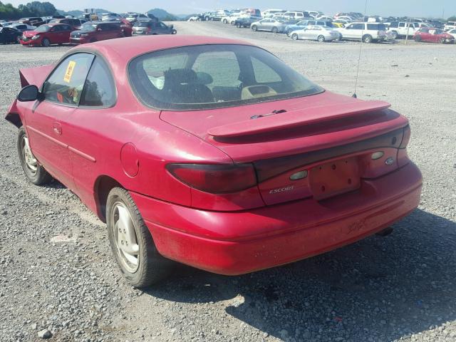 3FAKP1137YR161479 - 2000 FORD ESCORT ZX2 RED photo 3