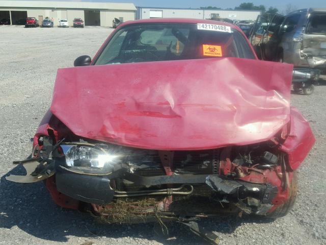 3FAKP1137YR161479 - 2000 FORD ESCORT ZX2 RED photo 7