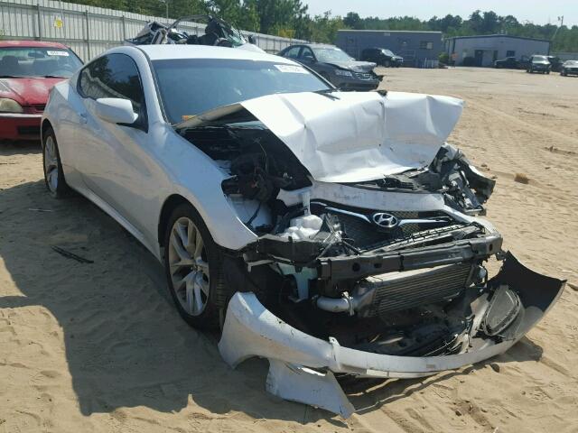 KMHHT6KD7DU088374 - 2013 HYUNDAI GENESIS CO WHITE photo 1