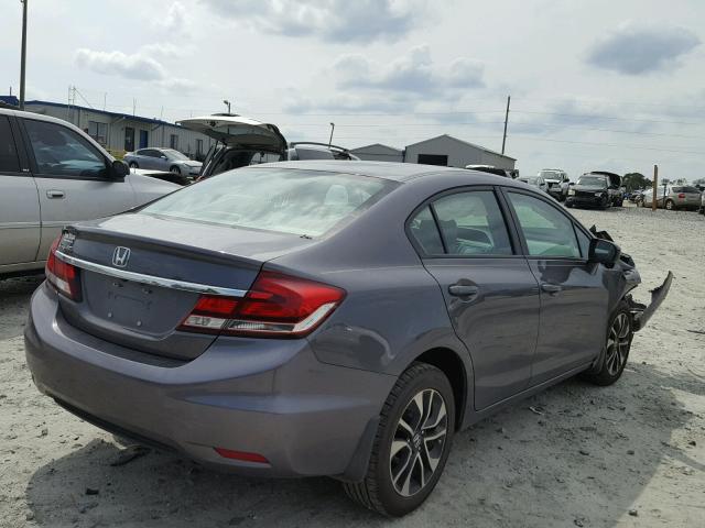 19XFB2F81FE074783 - 2015 HONDA CIVIC EX GRAY photo 4