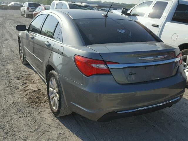 1C3CCBBB1CN166781 - 2012 CHRYSLER 200 TOURIN GRAY photo 3