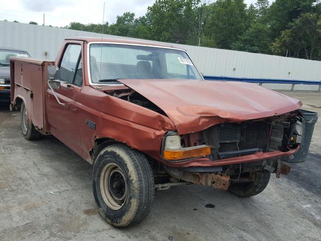 1FTEF25H7RNB72637 - 1994 FORD F250 ORANGE photo 1