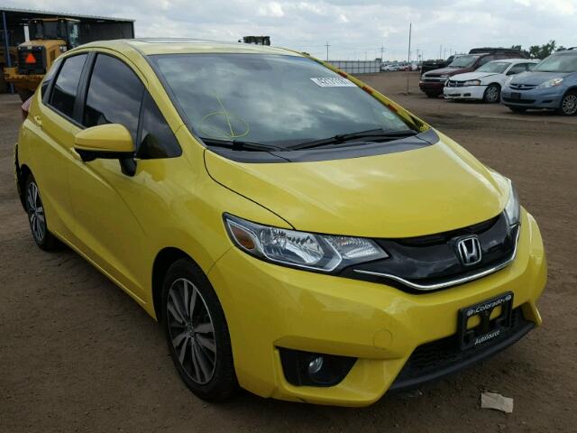 3HGGK5H88FM785438 - 2015 HONDA FIT YELLOW photo 1