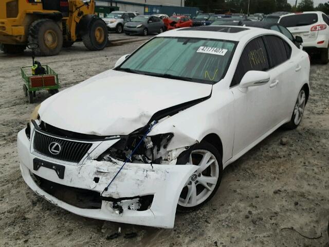 JTHBK262X92091186 - 2009 LEXUS IS 250 WHITE photo 2