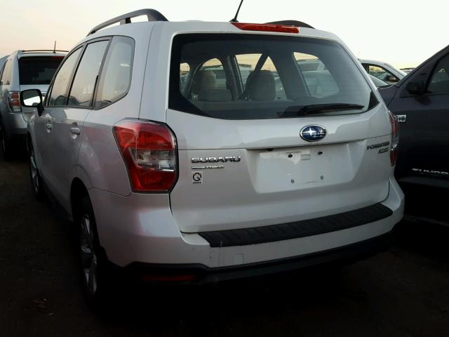 JF2SJABC6FH595709 - 2015 SUBARU FORESTER 2 WHITE photo 3