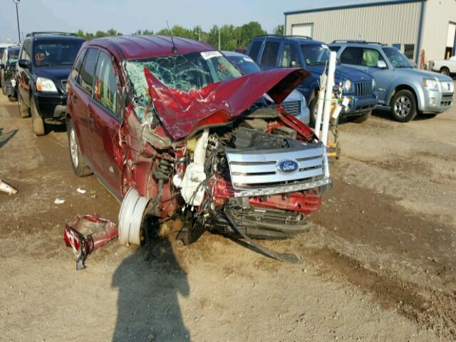 2FMDK36C38BA36740 - 2008 FORD EDGE SE RED photo 1