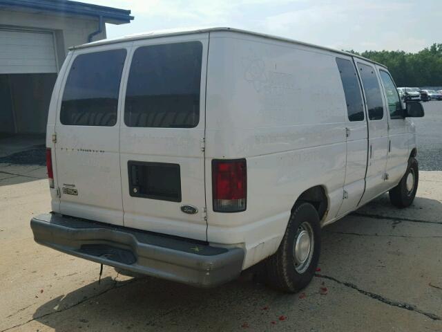 1FTRE14222HB06562 - 2002 FORD ECONOLINE WHITE photo 4