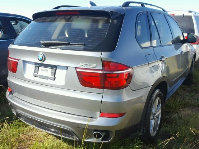 5UXZV4C52D0B06223 - 2013 BMW X5 XDRIVE3 GRAY photo 4