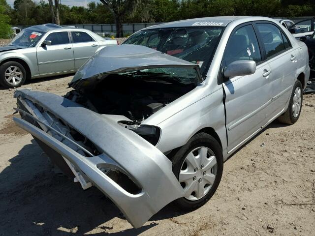 1NXBR32E46Z683598 - 2006 TOYOTA COROLLA SILVER photo 2