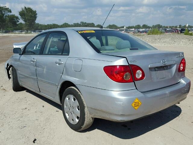 1NXBR32E46Z683598 - 2006 TOYOTA COROLLA SILVER photo 3