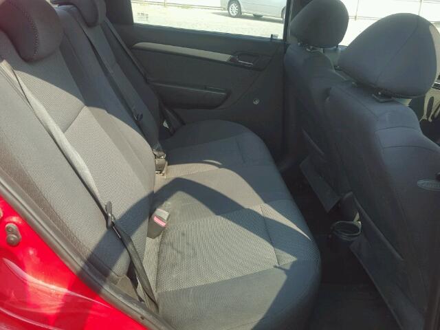 KL1TD56688B008994 - 2008 CHEVROLET AVEO BASE Qırmızı foto 6