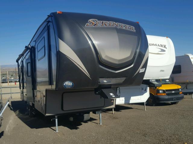 4YDF33423F1533006 - 2015 KEYSTONE SPRINTER BROWN photo 1